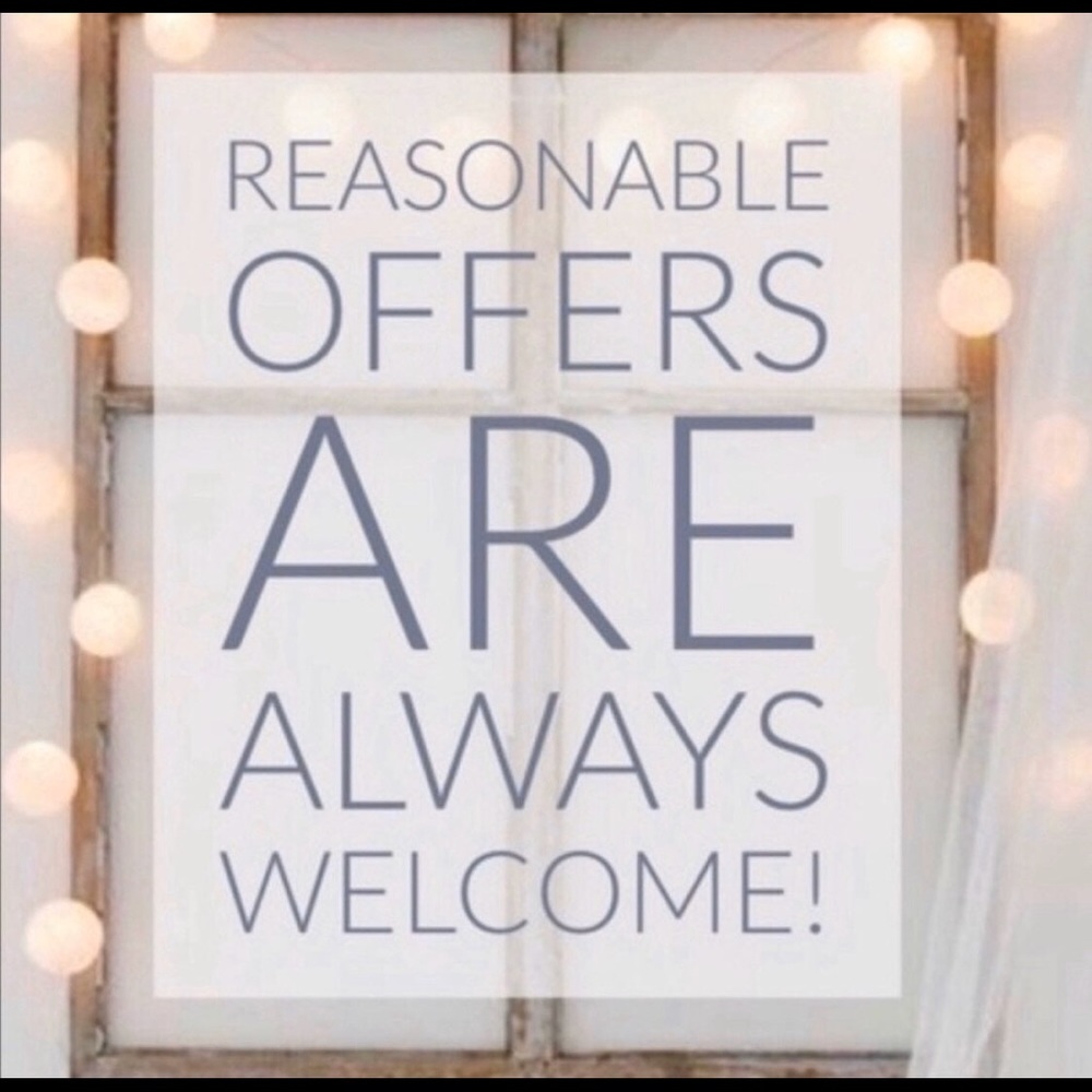 Offers always welcome!